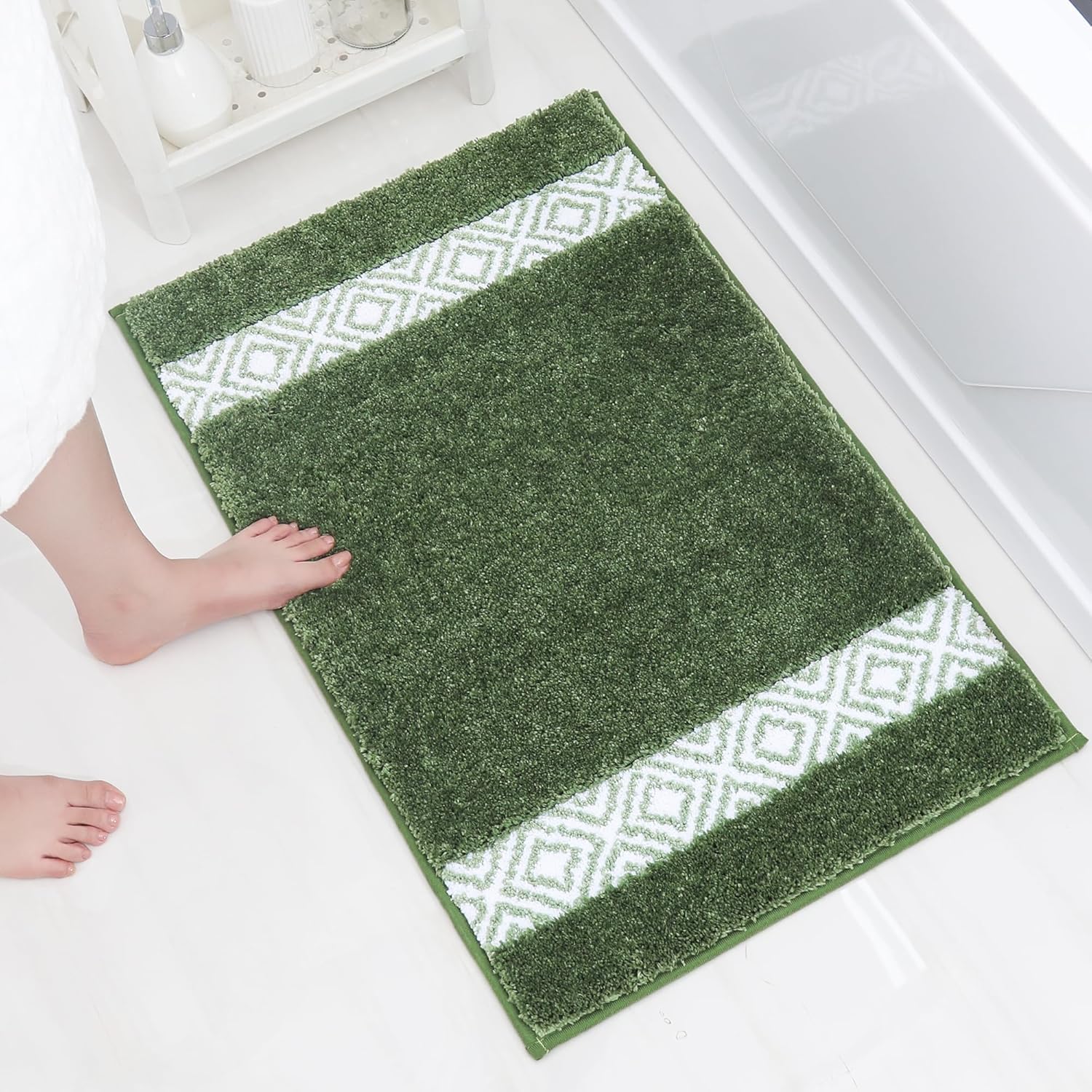 BEQHAUSE 20x32 Bath Rug Non-Slip Absorbent