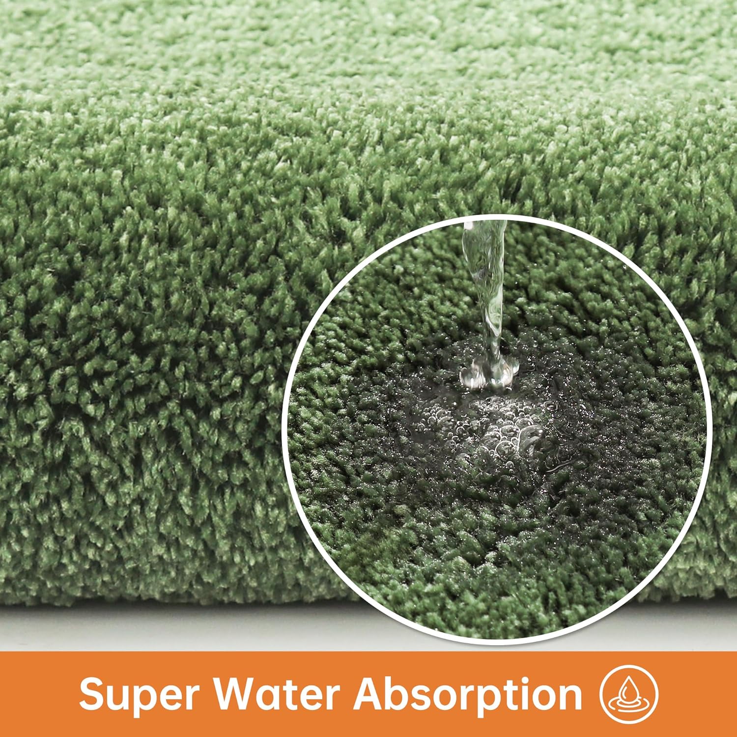 BEQHAUSE 20x32 Bath Rug Non-Slip Absorbent