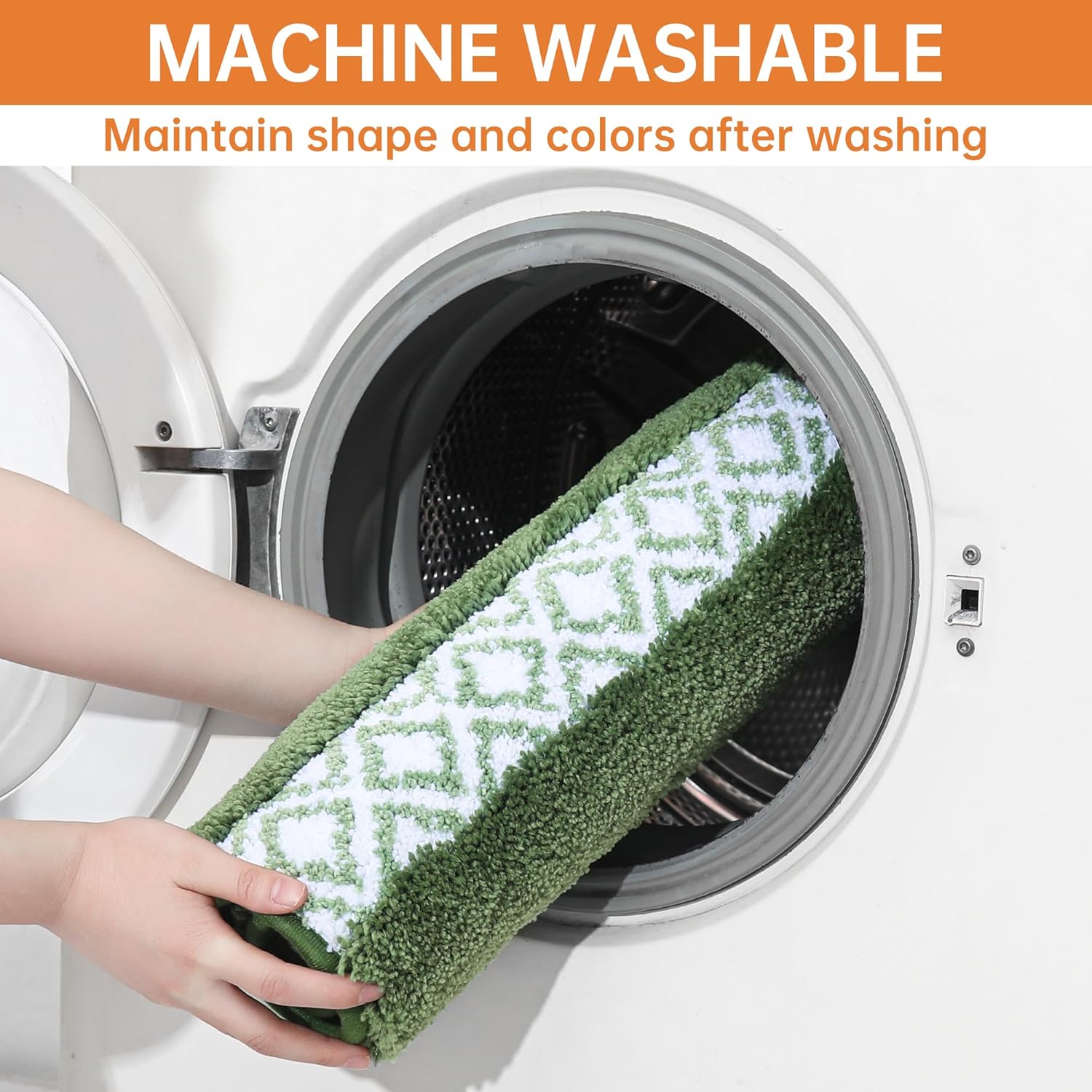 BEQHAUSE 20x32 Bath Rug Non-Slip Absorbent