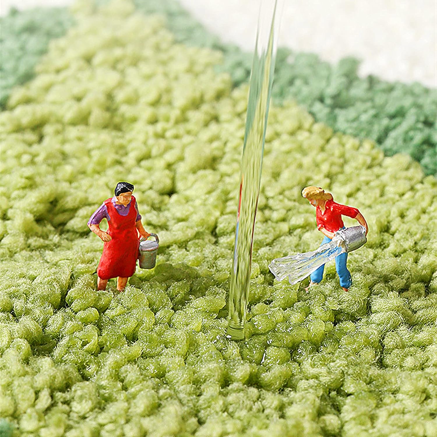 UKELER 3D Moss Bath Rug Decor 315x197