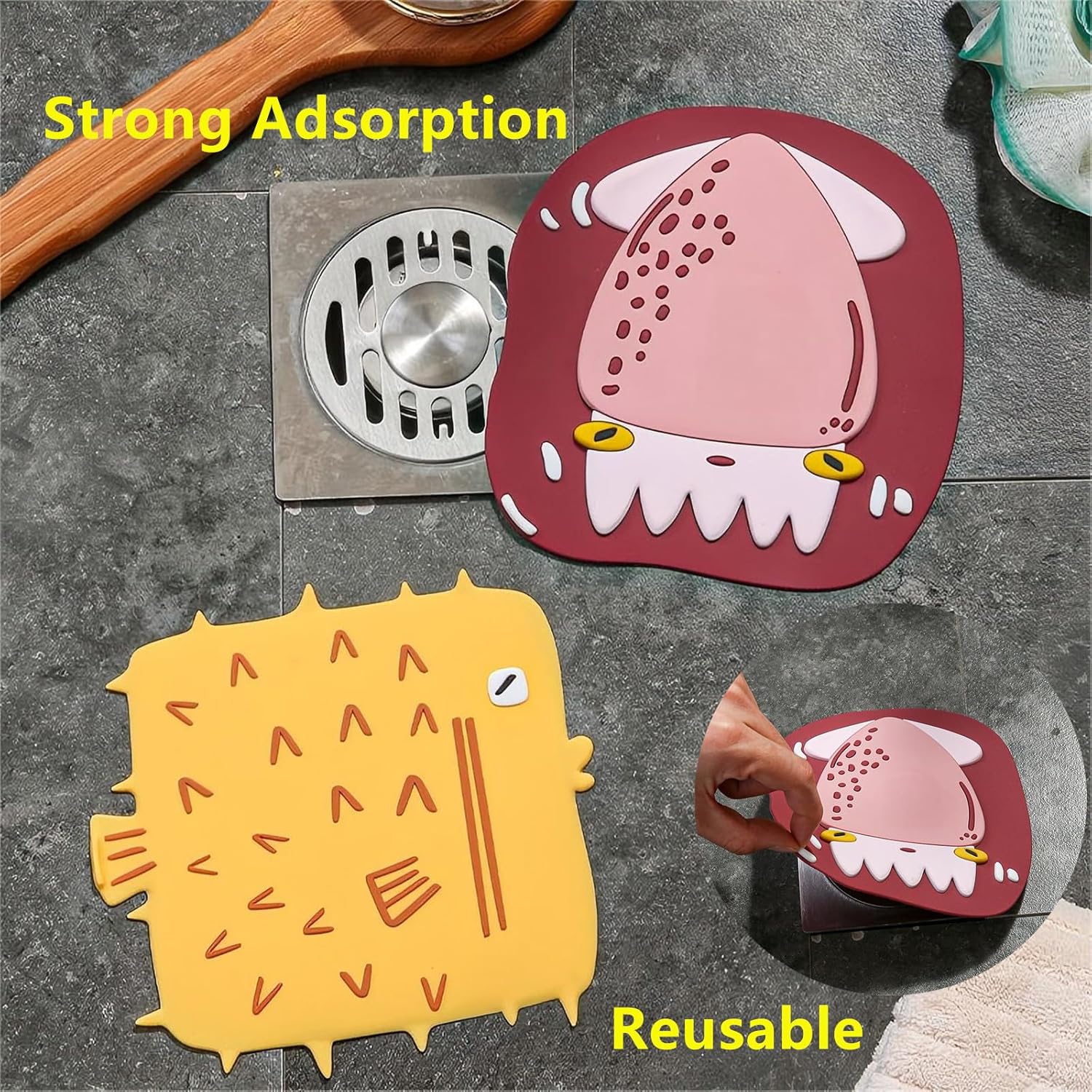 MAOYONG Universal Silicone Drain Cover 59 Inch 2PCS