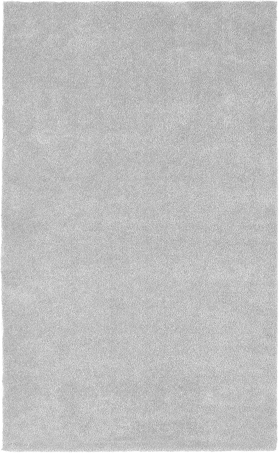 Garland Rug Carpet Bath Rug 5x8 Platinum Gray