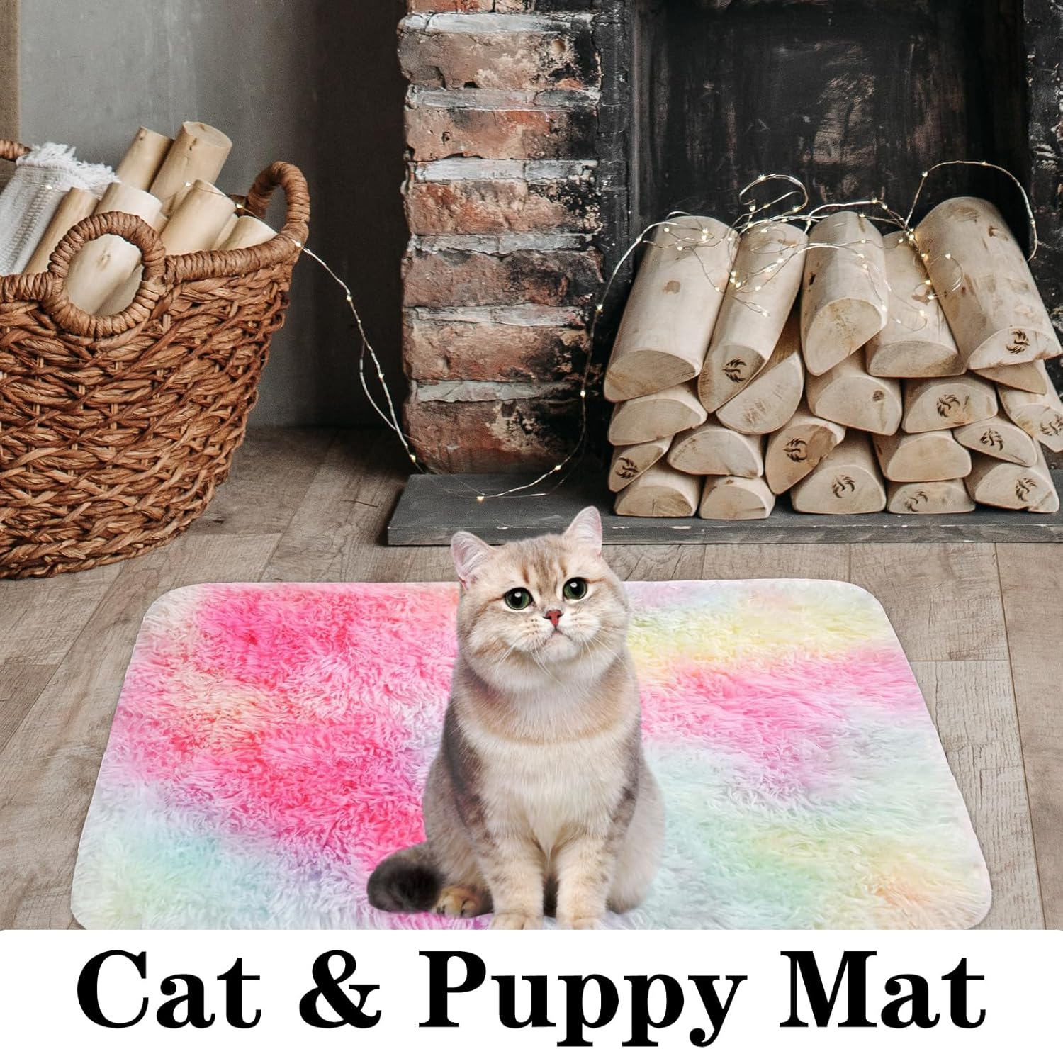 ConCus-T Rainbow Bath Mat Set 24 x 16