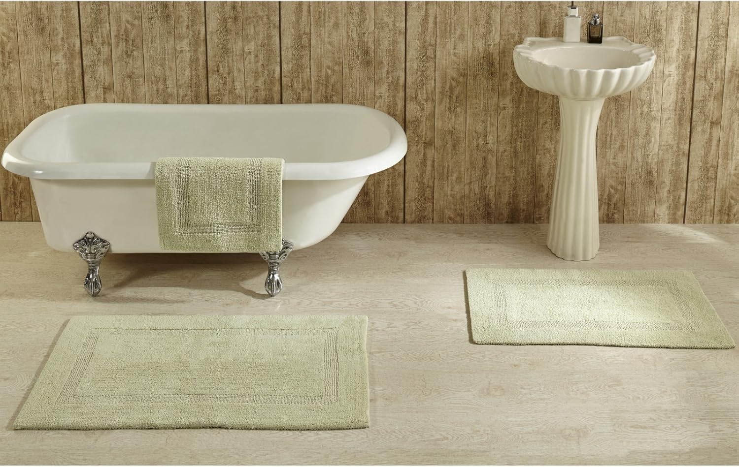 Better Trends Sage Lux Bath Rug 17x24 Reversible