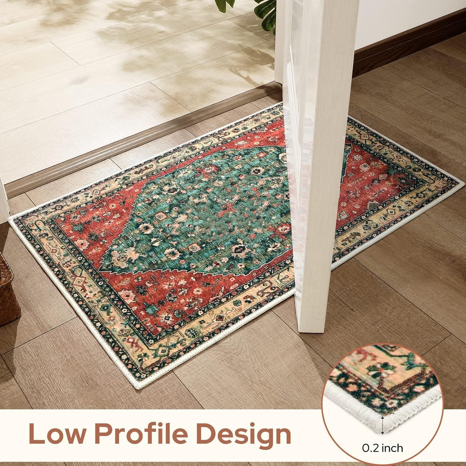 HSTDUNYE London Bath Mat 16x24 Velvet Doormat