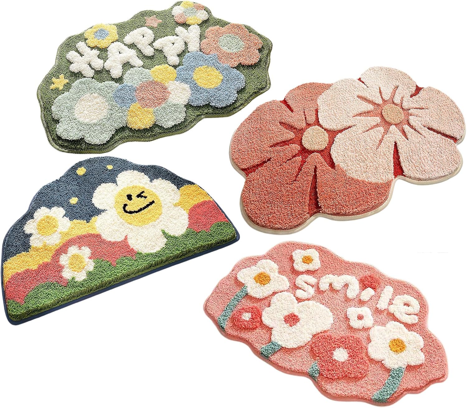 Soft Thick Microfiber Bath Mat with Non Slip Design
