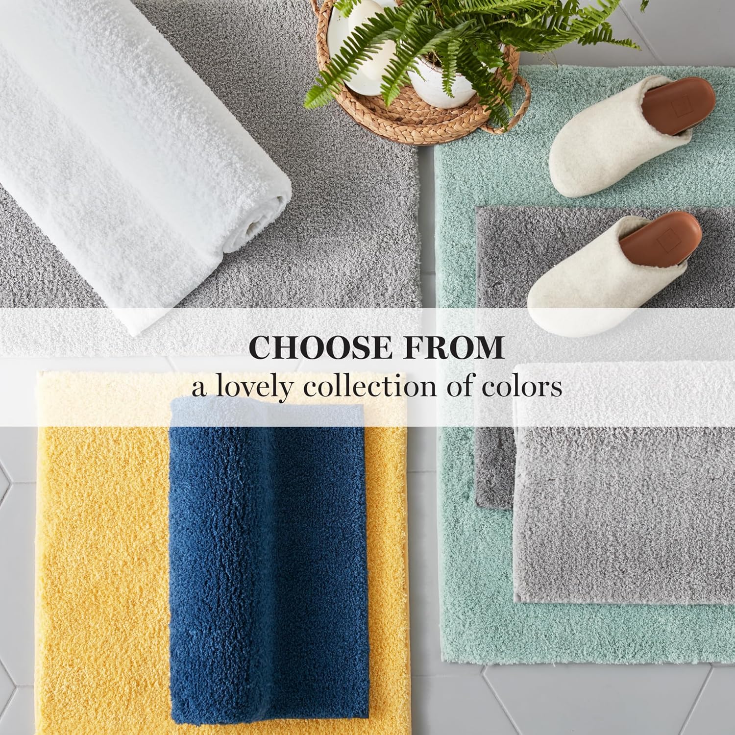 Martha Stewart Drylon Bath Rug - Aqua 17x24 Inches