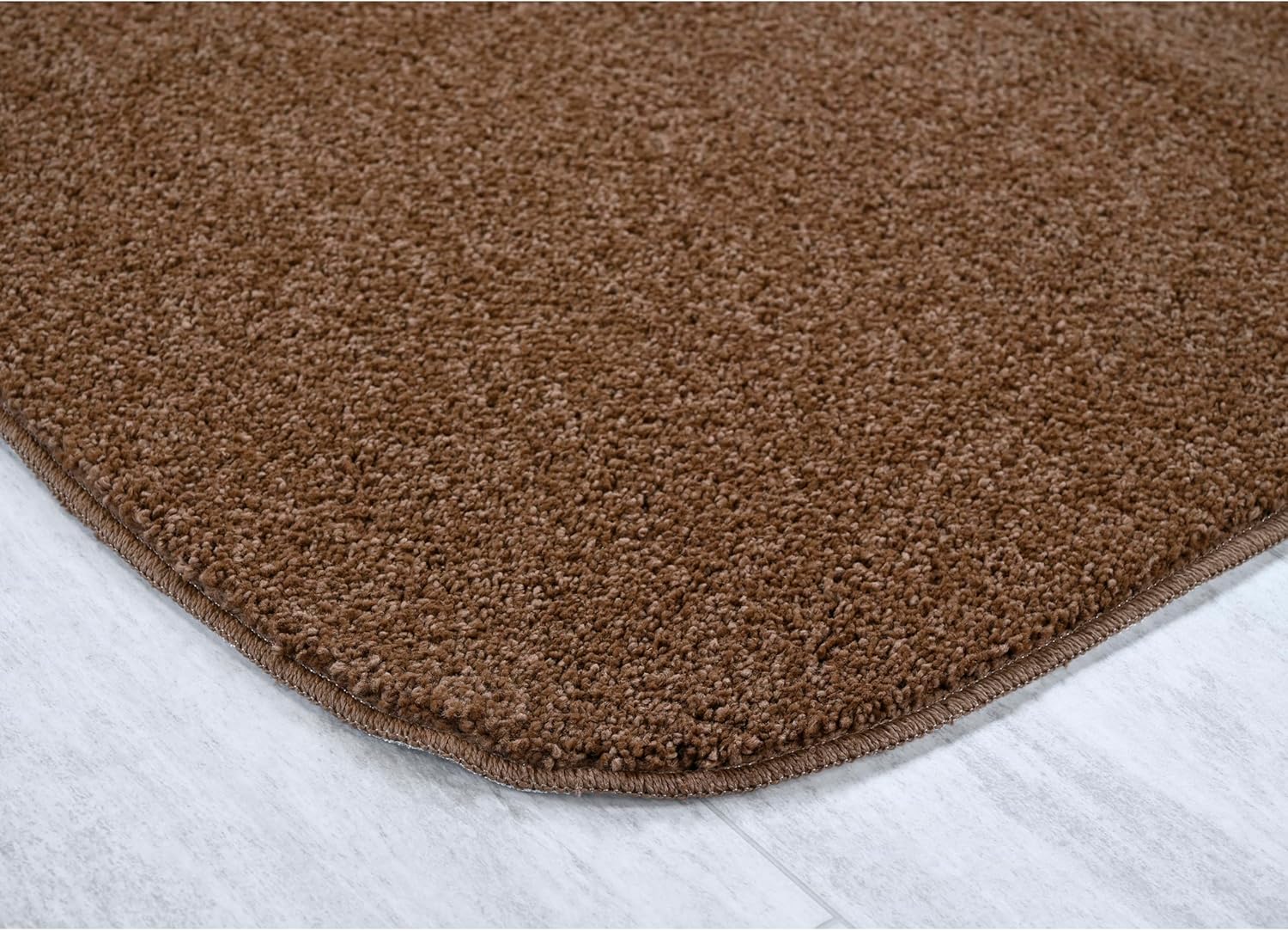 Garland Rug Gramercy Plush Washable Bath Rug Set Cinnamon