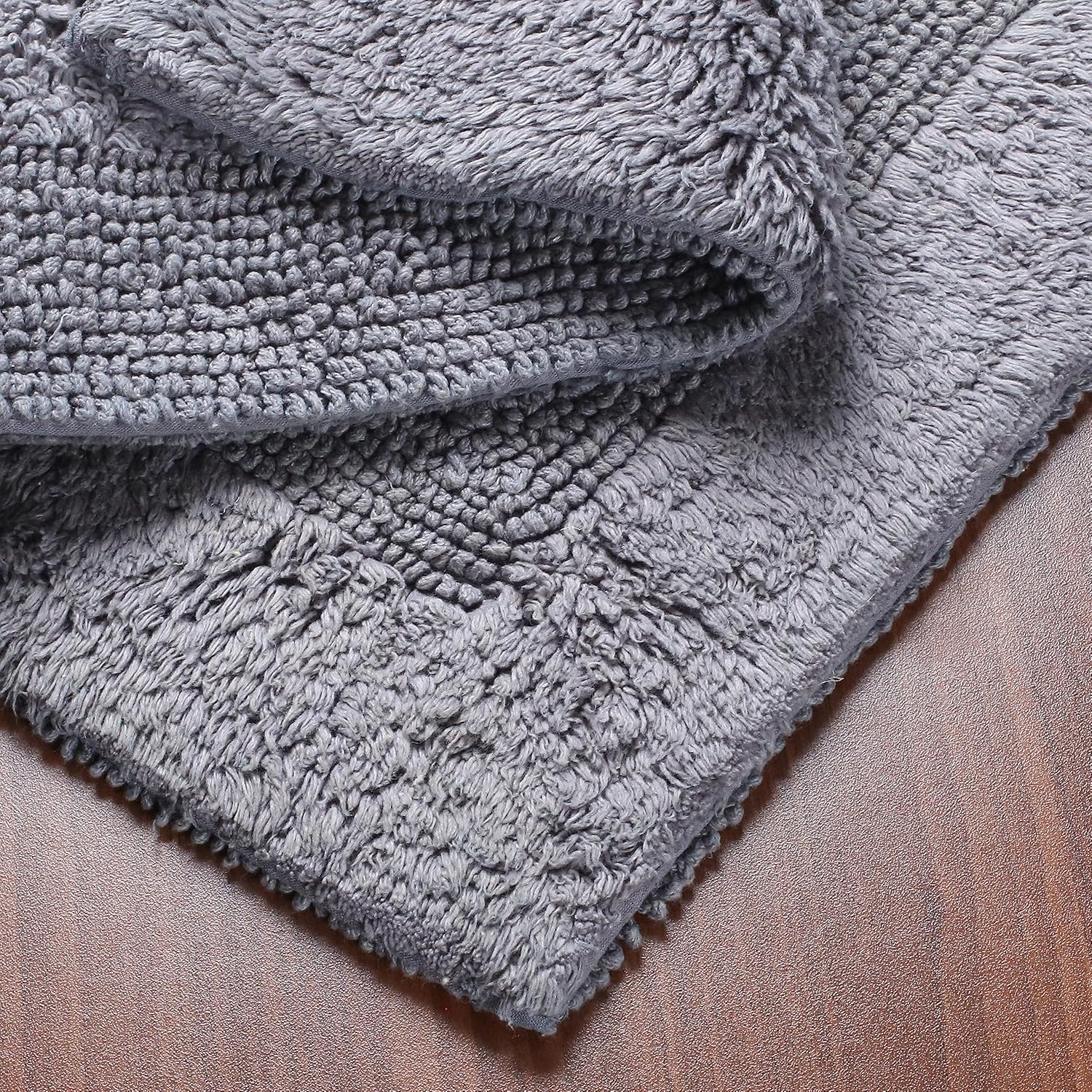 Savi Home 17x24 Charcoal Grey Bath Rug